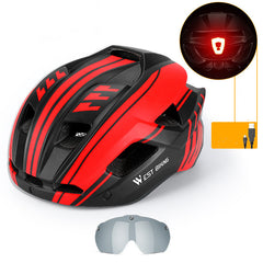 Cycling Helmet Integrated with Goggles – Mountain & Road Bike Equipment