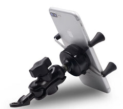 Motorcycle Mobile Phone Bracket – Aluminum Alloy Adjustable Handlebar and Mirror Base for Electric Bike & Bicycle