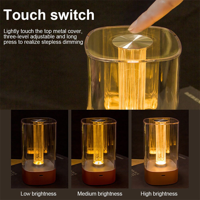 LED Touch Atmosphere Light - USB Charging Night Lamp for Home