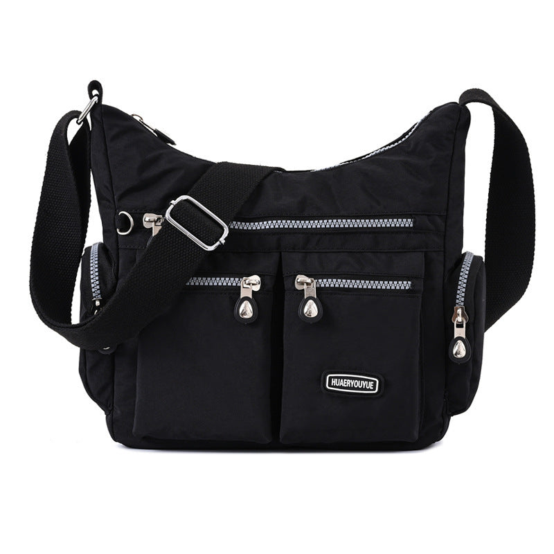 Women's Waterproof Crossbody Shoulder Bag with Multiple Pockets