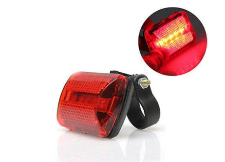 Bicycle Tail Light with 5 LED & 2 Laser Safety Features