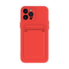 Simple Pure Color Liquid Silicone Phone Case for iPhone Models