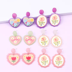 Acrylic Personalized Ear Jewelry for Women