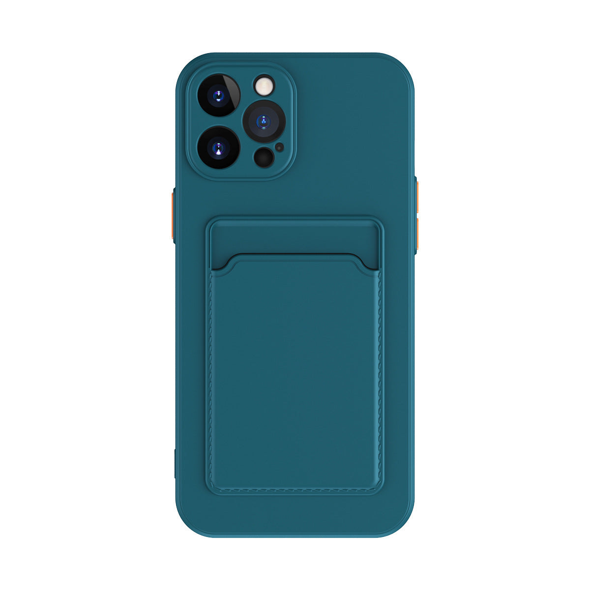 Simple Pure Color Liquid Silicone Phone Case for iPhone Models