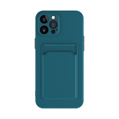 Simple Pure Color Liquid Silicone Phone Case for iPhone Models