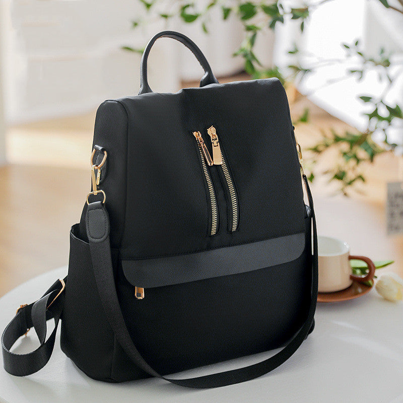 Fashion Retro Unisex Backpack | Waterproof Oxford Cloth Travel Backpack | Casual Soft Large Capacity Bag