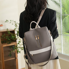 Fashion Retro Unisex Backpack | Waterproof Oxford Cloth Travel Backpack | Casual Soft Large Capacity Bag