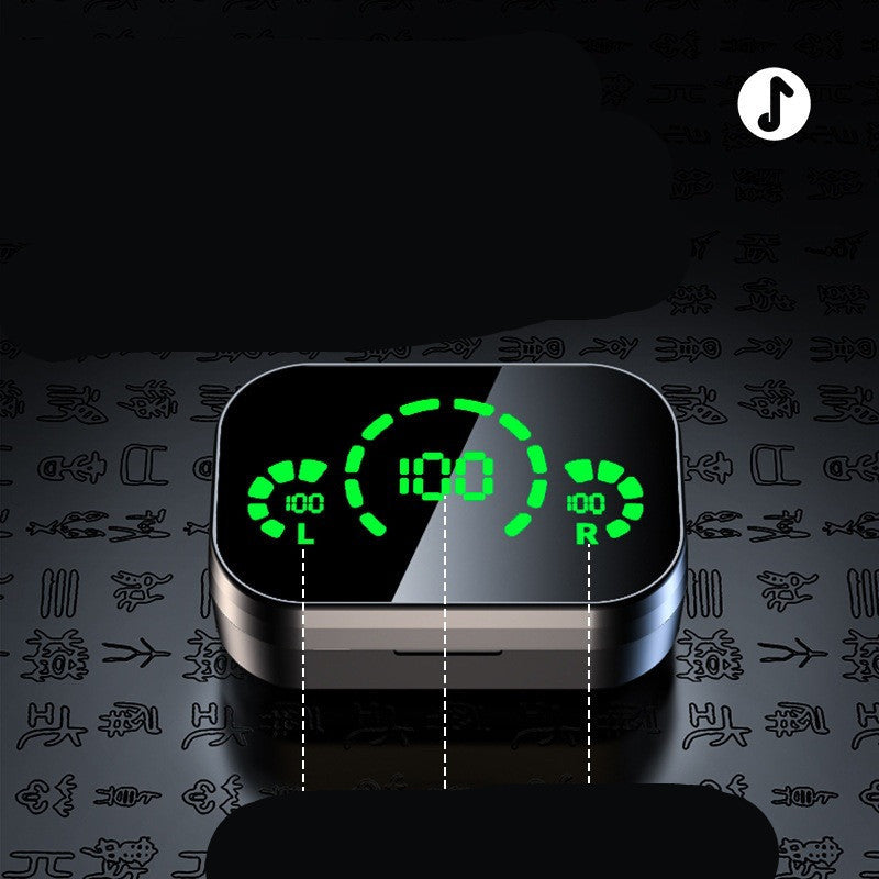 YD03 Wireless Bluetooth Headset TWS with Smart Digital Display & Noise Cancelling