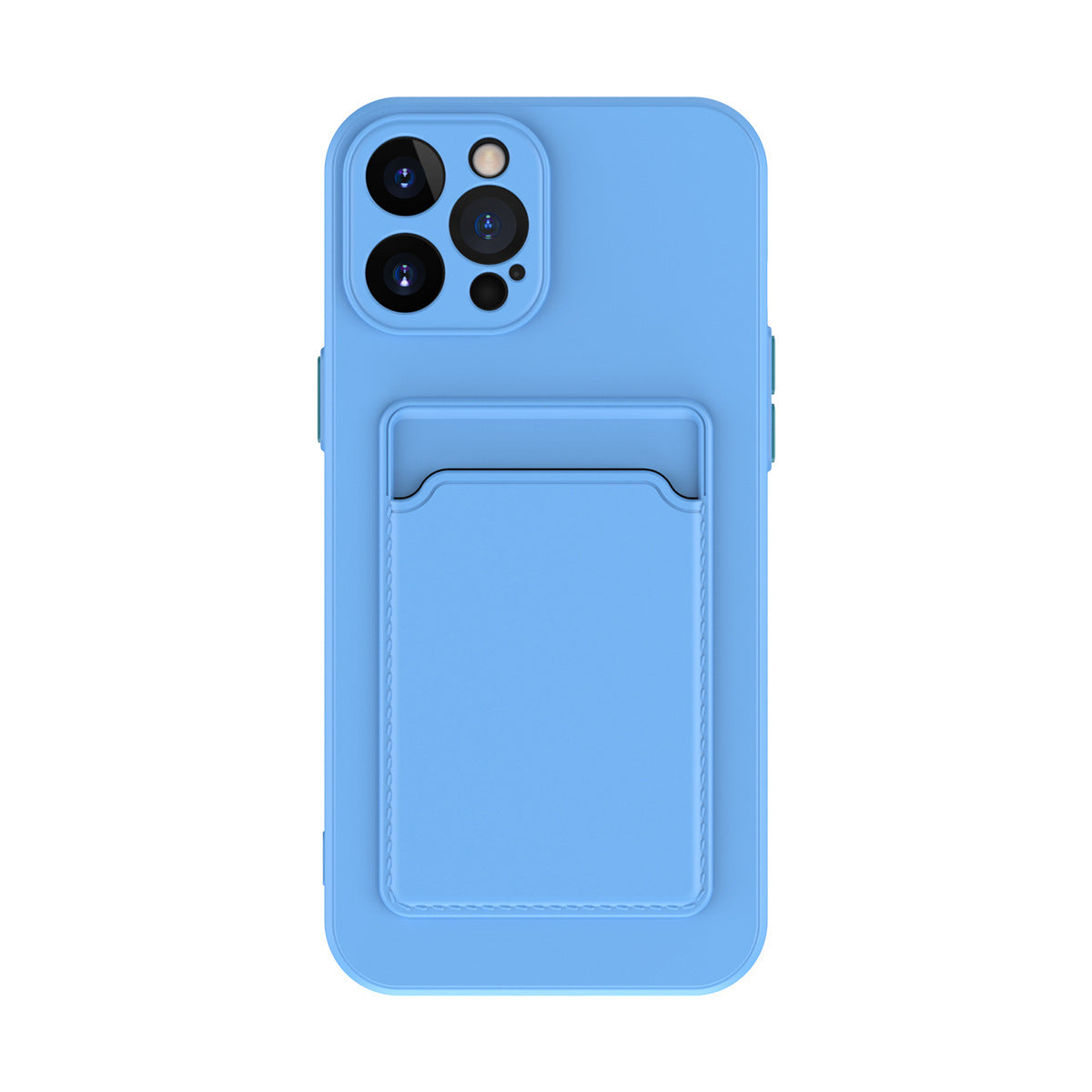 Simple Pure Color Liquid Silicone Phone Case for iPhone Models